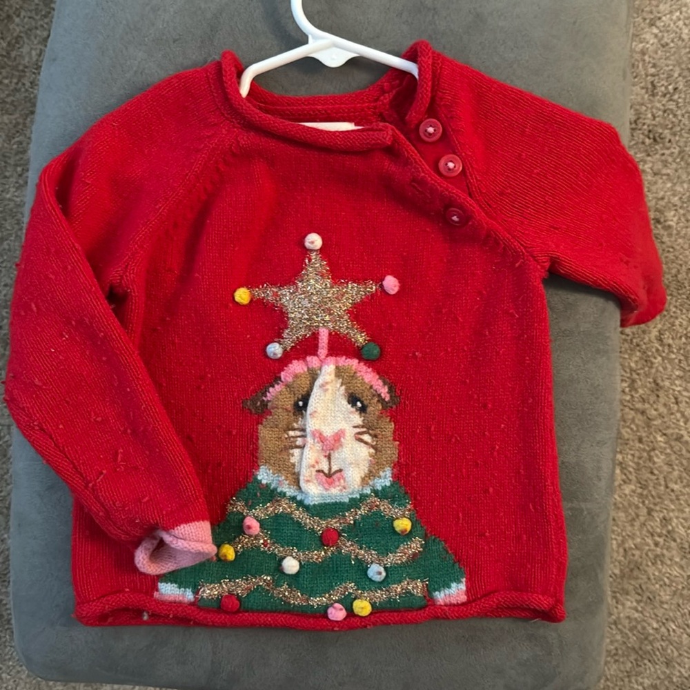 Mini Boden toddler Christmas sweater 2-3Y